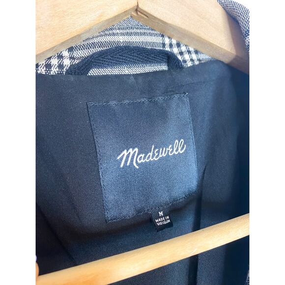 MADEWELL Caldwell Double-Breasted Blazer in Plaid US MEDIUM - Picture 7 of 11